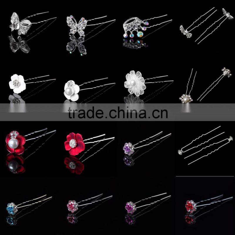 Hair Accessories Golden Angel Christmas Ornament Glass Lampwork Icicle Hairpins