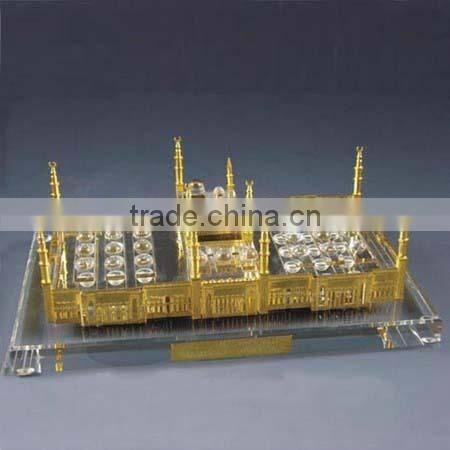 Crystal Mosque Sheikh Zaid Model For Gifts Arabic and Muslim