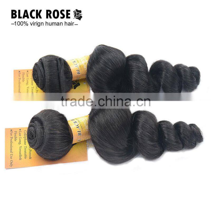 Loose Wave Hair Bundles 100% Human Hair Extension Virgin Brazilian Hair