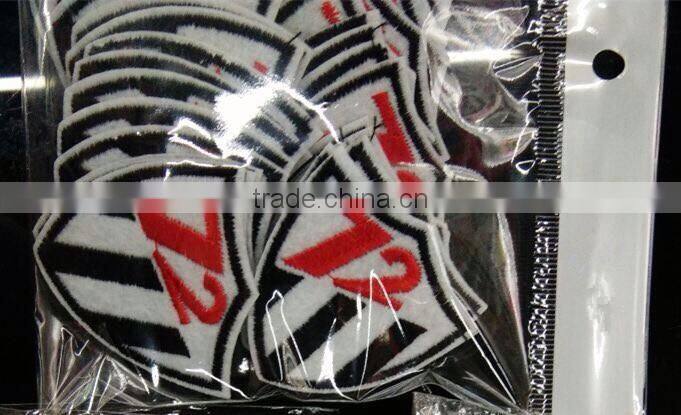 custom cheap embroidery patch round badges for garments