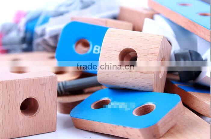 wood DIY assembly helicopter toy wooden educational toys for kids