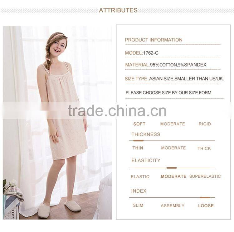 Wholesale china merchandise Qianxiu cotton enchanting night dress