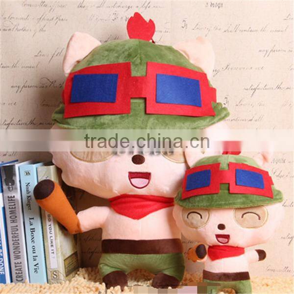 New LOL hat League of Legends plush hat LOL poro cosplay hat