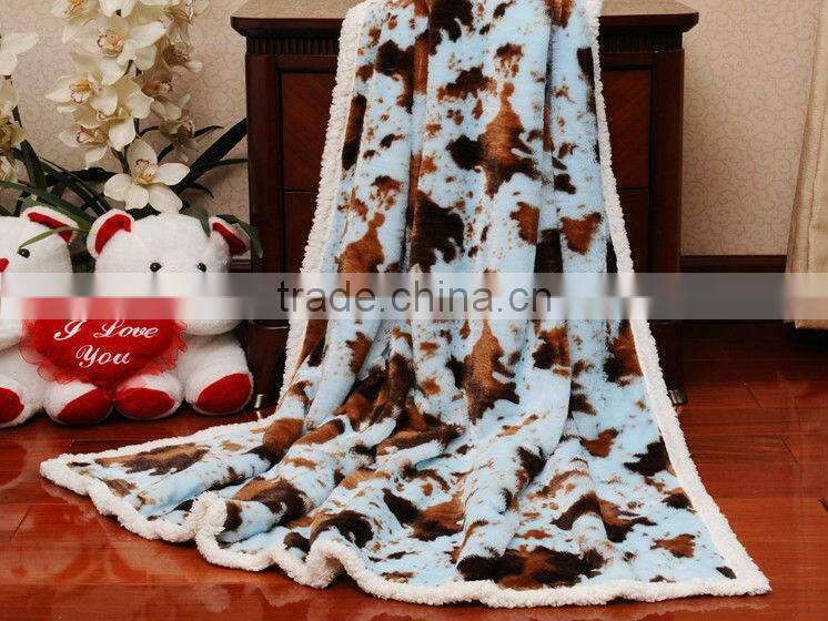 microfiber sherpa blanket
