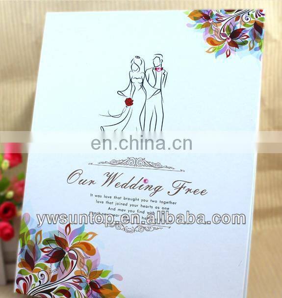 Creative fingerprint romantic love tree design wedding guest book decorations