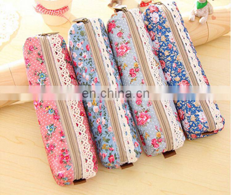 Factory outlet gentle forest style vintage canvas pencil bag