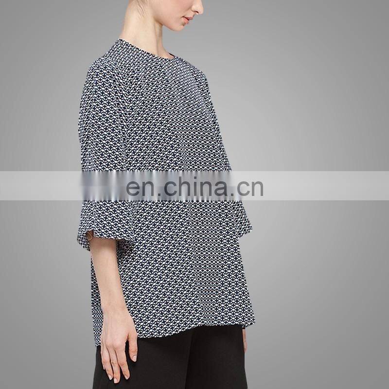 Newest Fashion Women Top Half Length Kimono Sleeves Women Wear Online