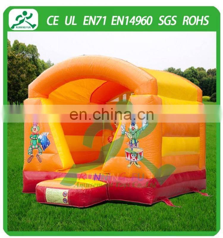 Mini inflatable clown open bouncy castle