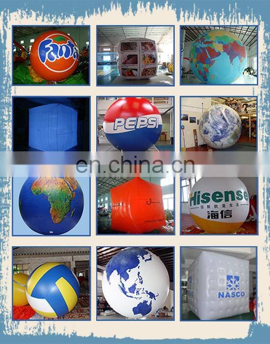 Hot Sale inflatable mirror balloon/ silk helium balloon for advertising