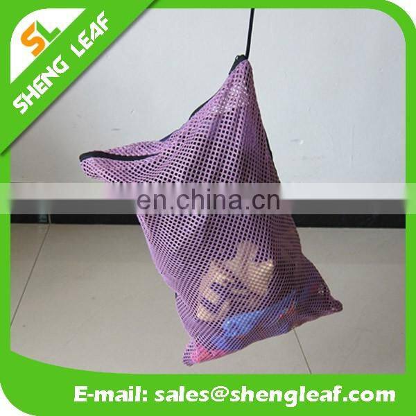Laundry mesh bag for customized mesh drawstring laundry bag for sale