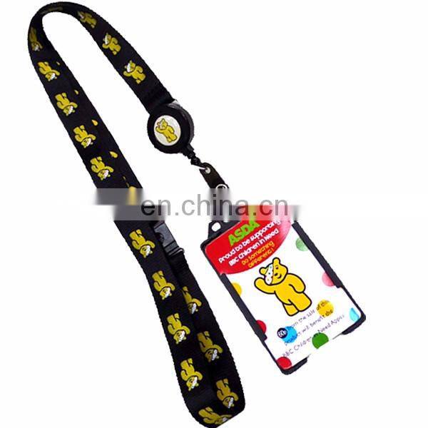 ID card holder Smooth polyester lanyard