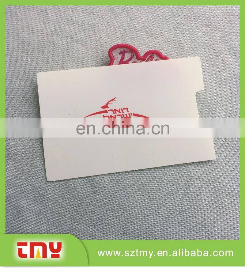 Hot sale different shapes custom plastic pvc luggage tag