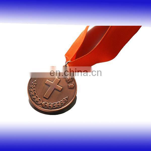 custom china military medal with ribbon