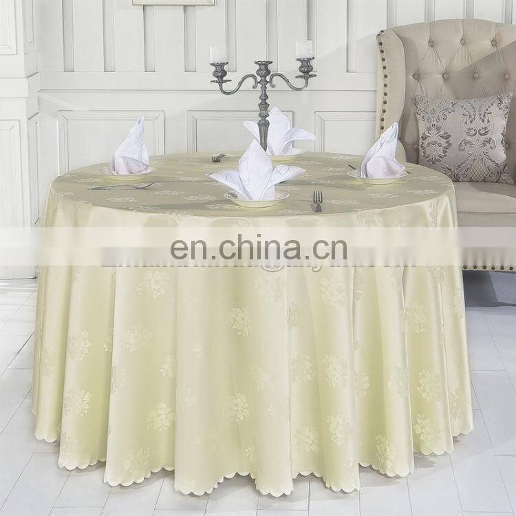 100%polyester hotel tablecloths overlays