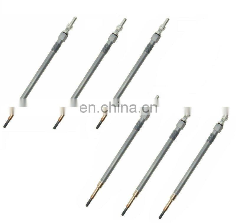 Set of 6 Glow Plugs 8 mm Premium For Benz W164 W211 W212 S212 V212 0011596601