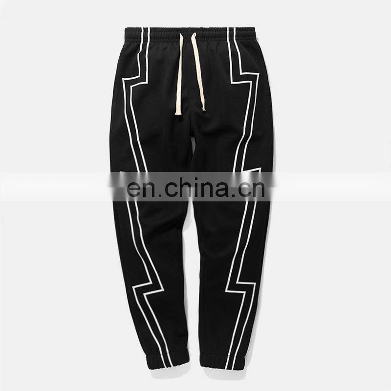Cheap price professional casual men black sweat pants