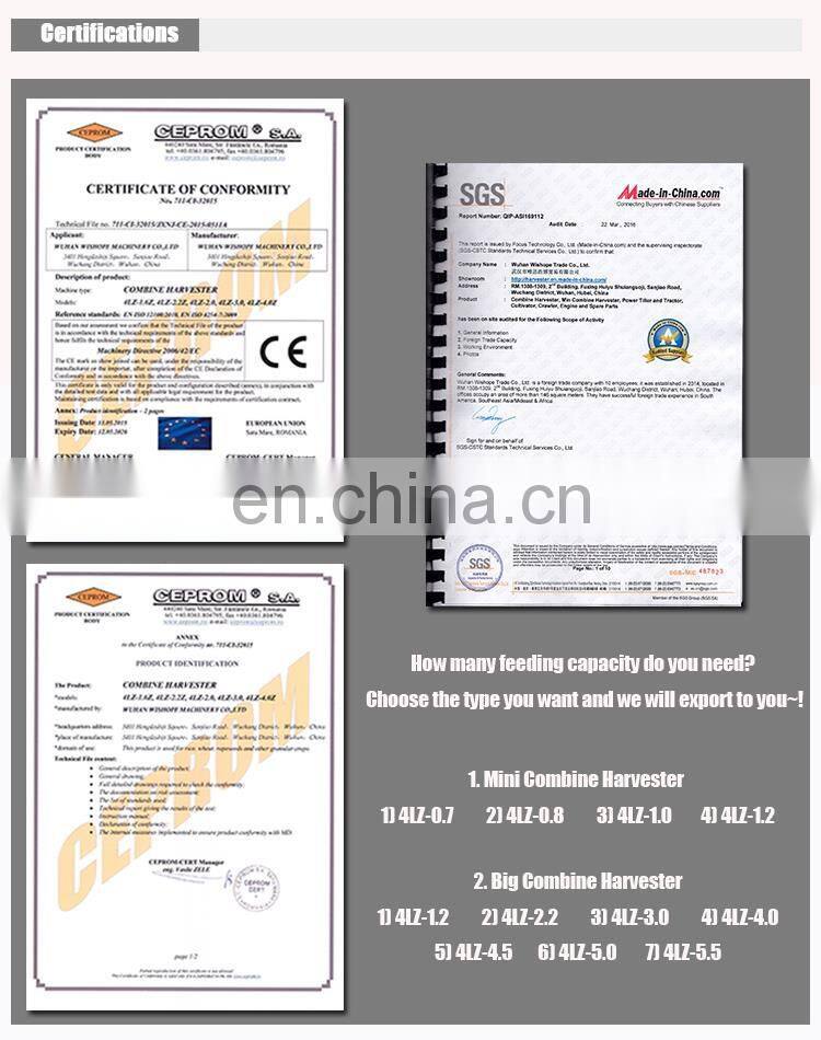 2 Row Peanut Combine Harvester Machine for Sales