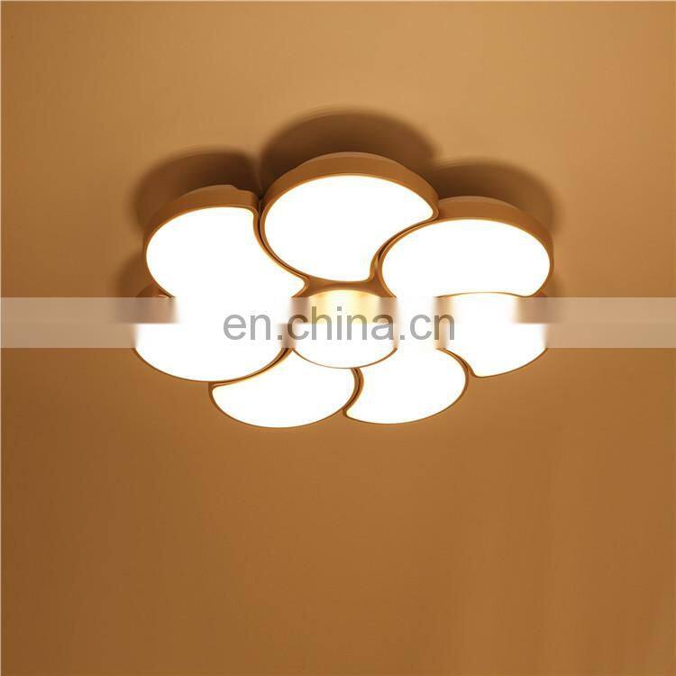 Living room lights simple modern atmosphere led ceiling lamp creative circular bedroom lamp Nordic personality flower type