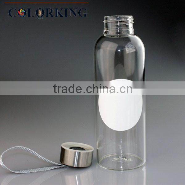New Arrival 420ml Sublimation Printing Glass Bottle