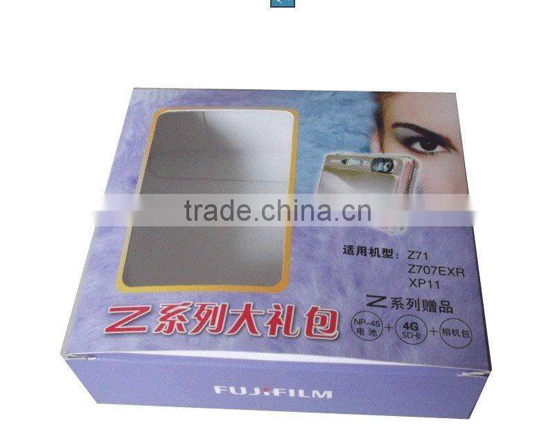 cosmetic paper box with plastic window