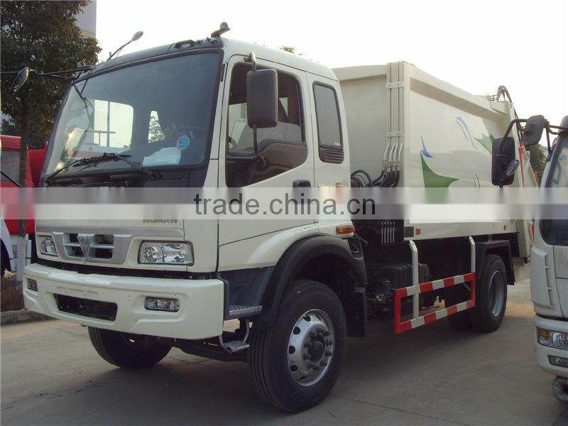 Foton compactor rear loader garbage truck