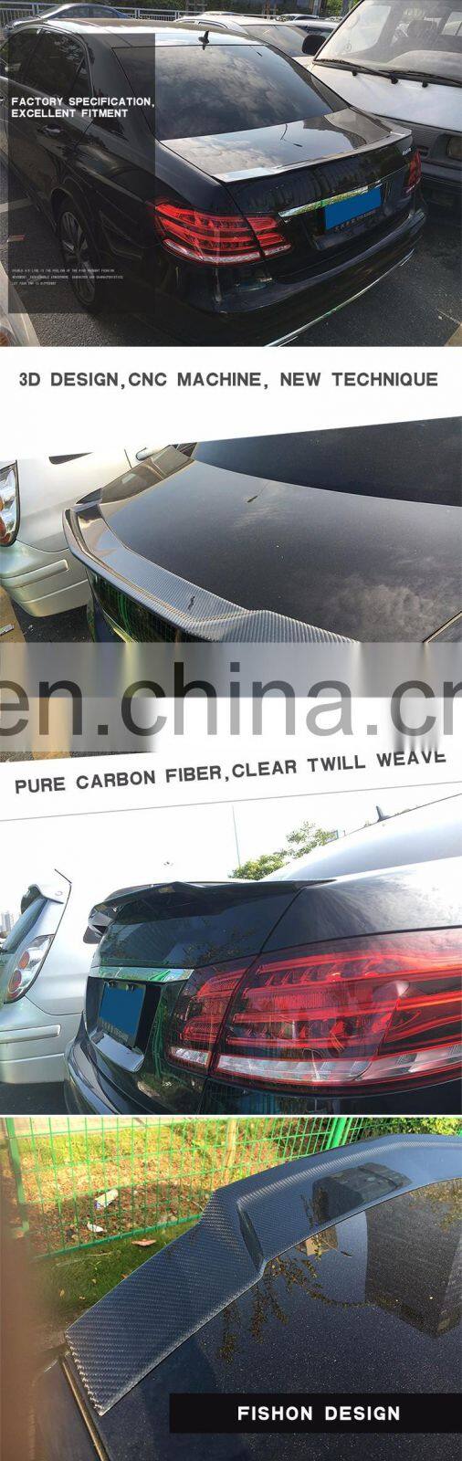 Carbon Fiber Rear Spoiler for Mercedes W212 E Class