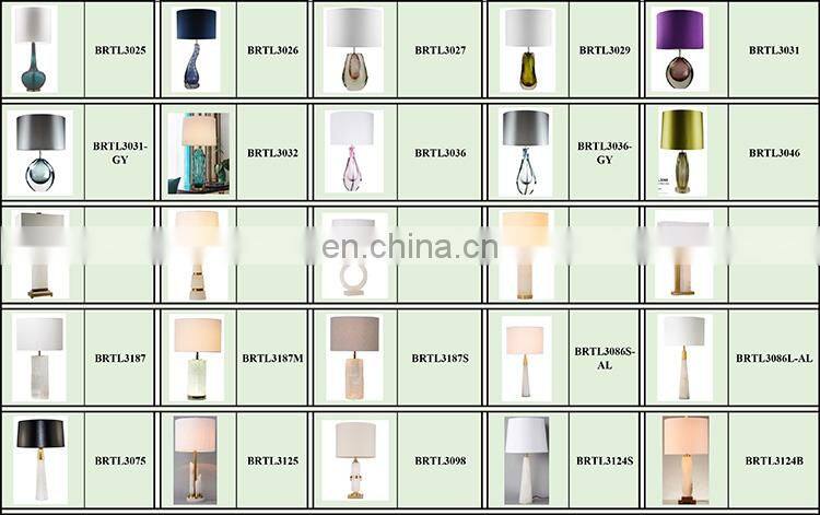Simply Design Home Decoration Handmade Filament White Lamp Shade Alabaster Table Lamp