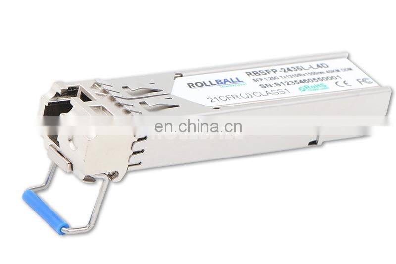 Good quality BIDI SFP 1310nm-TX/1550nm-RX 40km DOM LC SMF Module Gigabit 1.25Gbs Transceiver