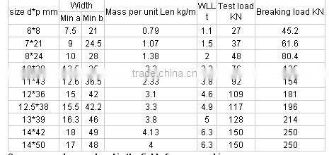 HIgh Quality Of G80 Tie Down Chain With CE ISO Certification