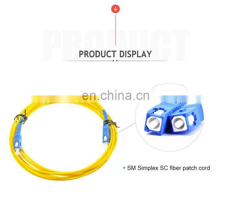 Manufacture Price Fiber Optical Equipment ODF Fiber Optic Patch Cord