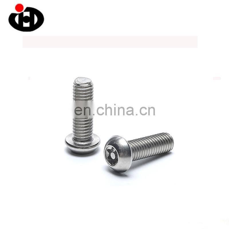 China sales of stainless steel anti-theft bolts rail outside five plum screws