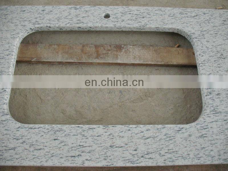 White granite floor tiles