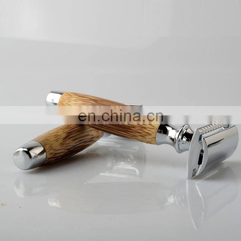 Father Gift Bamboo Shaving Barber Safety Razor
