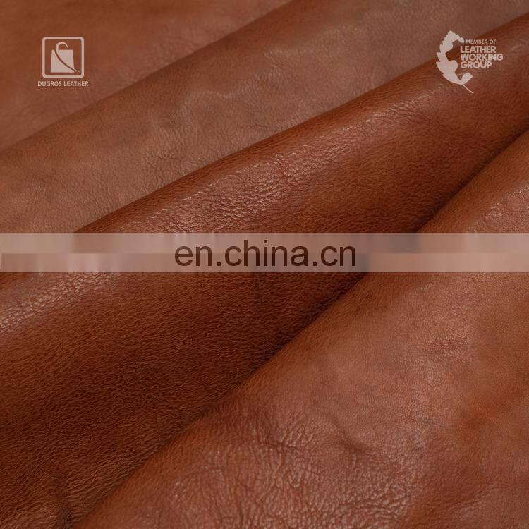 1.4 mm Thickness Natural Vintage 20 sqft Full Grain Vegetable Tanned Genuine Leather Supplier
