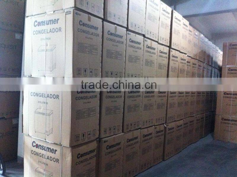 Small horizontal icebox mini bar quick instant chest deep freezer