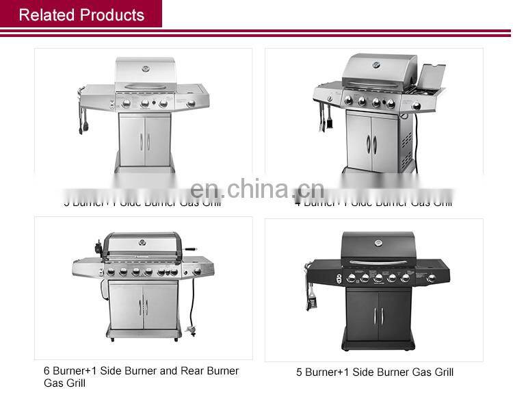 The Most Popular Export Quality OEM Design Assembled Outdoor Stainless Steel Gas BBQ Grill