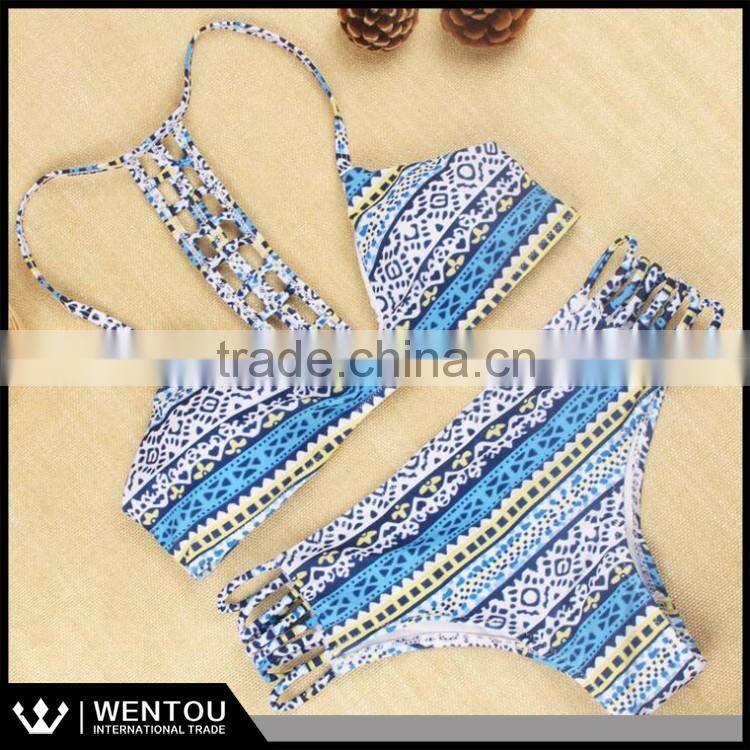 Hot Sell Women Bathing Suits Vintage Openwork Bikini