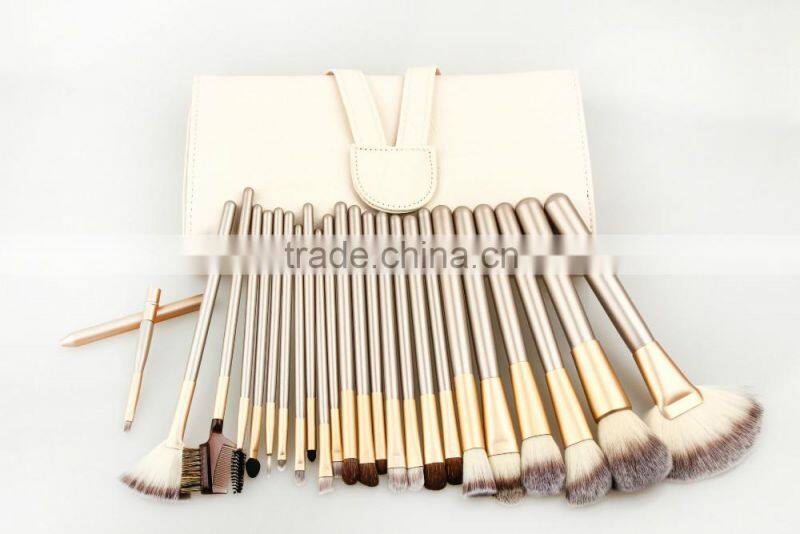 24pcs cosmetic makeup brush kit Face use Smudge Brush Foundation brush kit