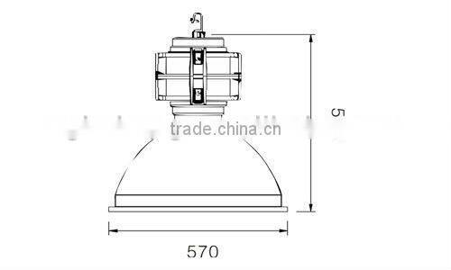 40 to 300W 2700 TO 6500K induction lamps high bay