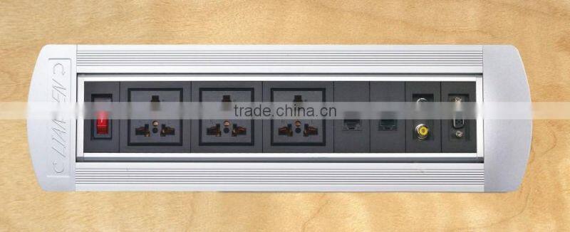 advanced electric 220v pop up smart power tabletop socket