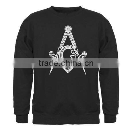fashion men's Masonic printed comfortable fleece sweatshirt