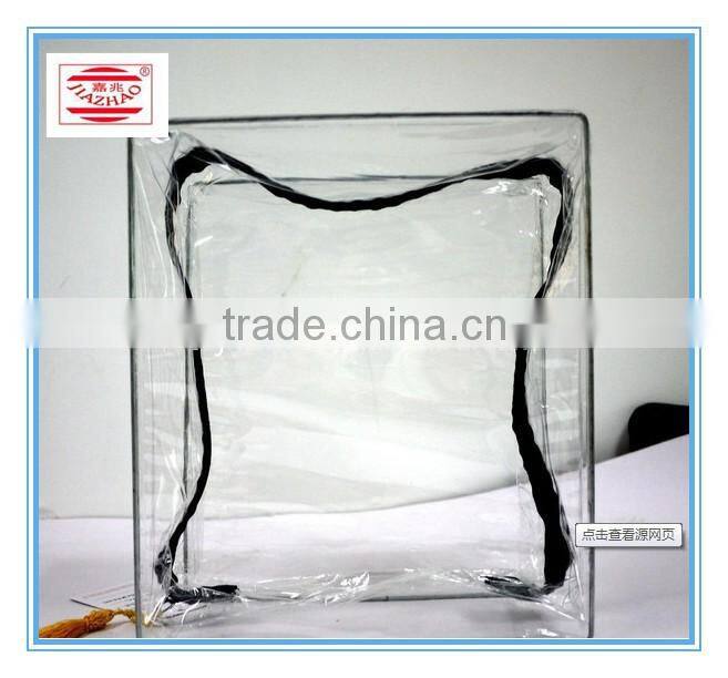 OEM / Processing PVC zipper wire frame bag for bedding quilt / blanket packaging
