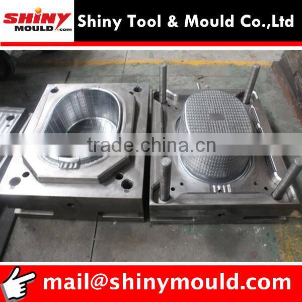 plastic rattan basket mould