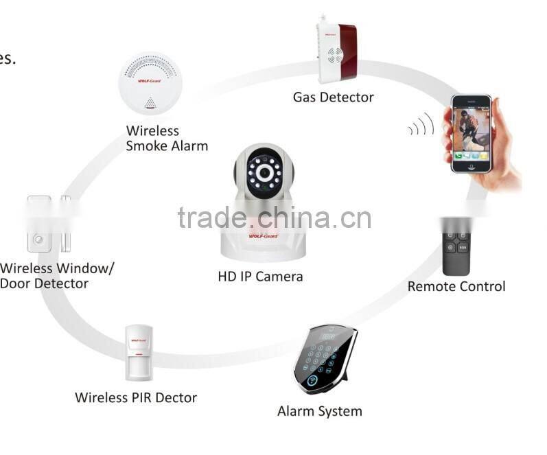 2015 New Product Wireless IP Camera Alarm (YL-IPC301AX)