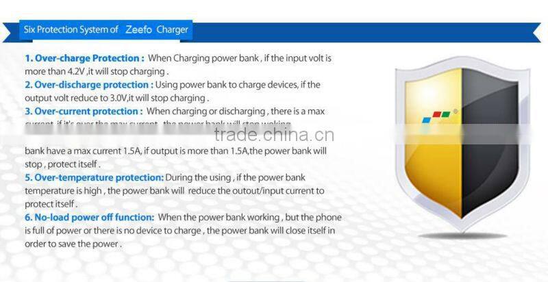 Led logo power bank 4400mah , hot mini power bank for promotion
