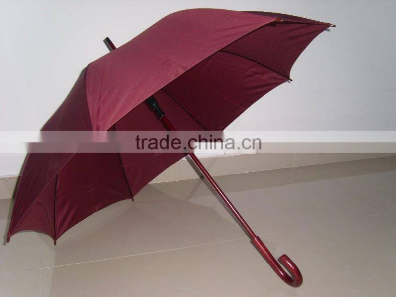 j hooked handle automatic umbrella