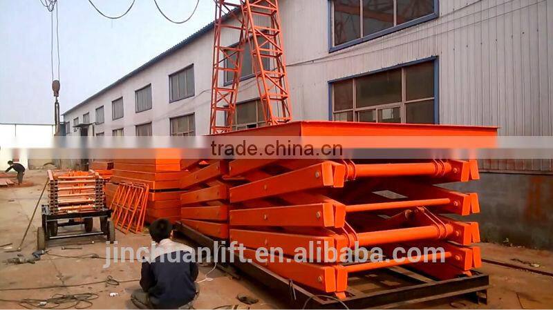 stationary hydraulic garage car scissor lift