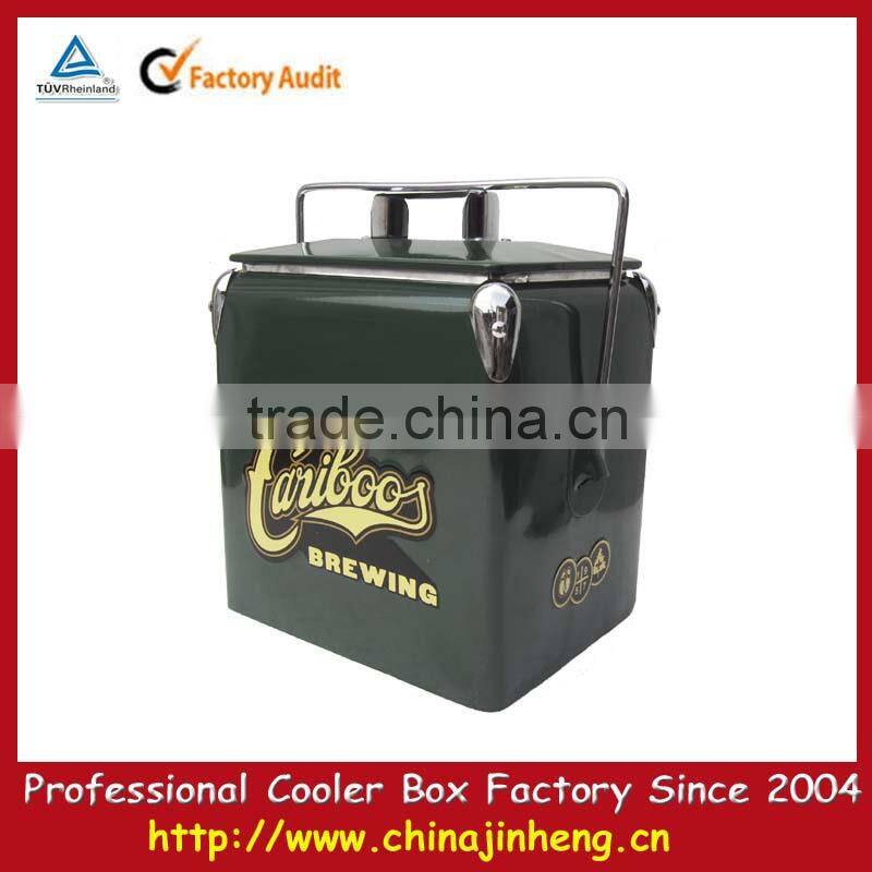metal car cooler box
