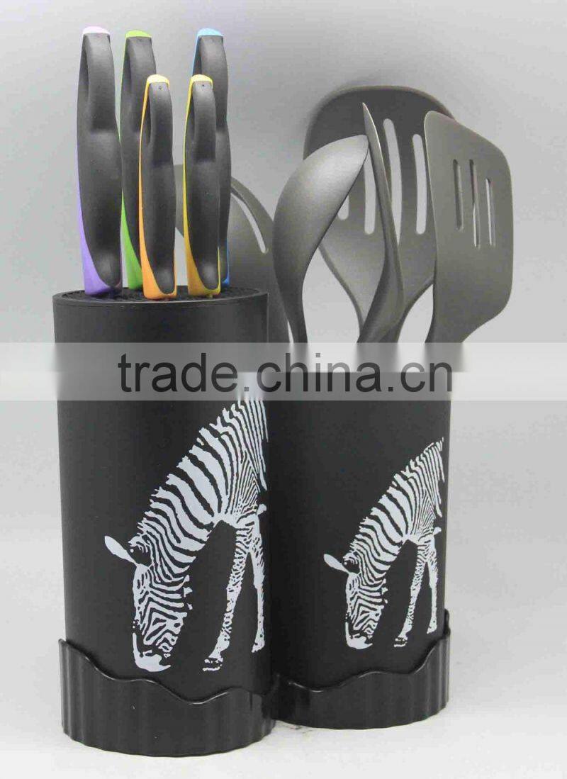 Nylon kitchen tools with stand/Household cooking ware with stand/ Nylon kitchen ware set