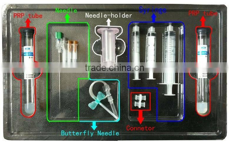 Gel and Anticoagulation PRP tubes